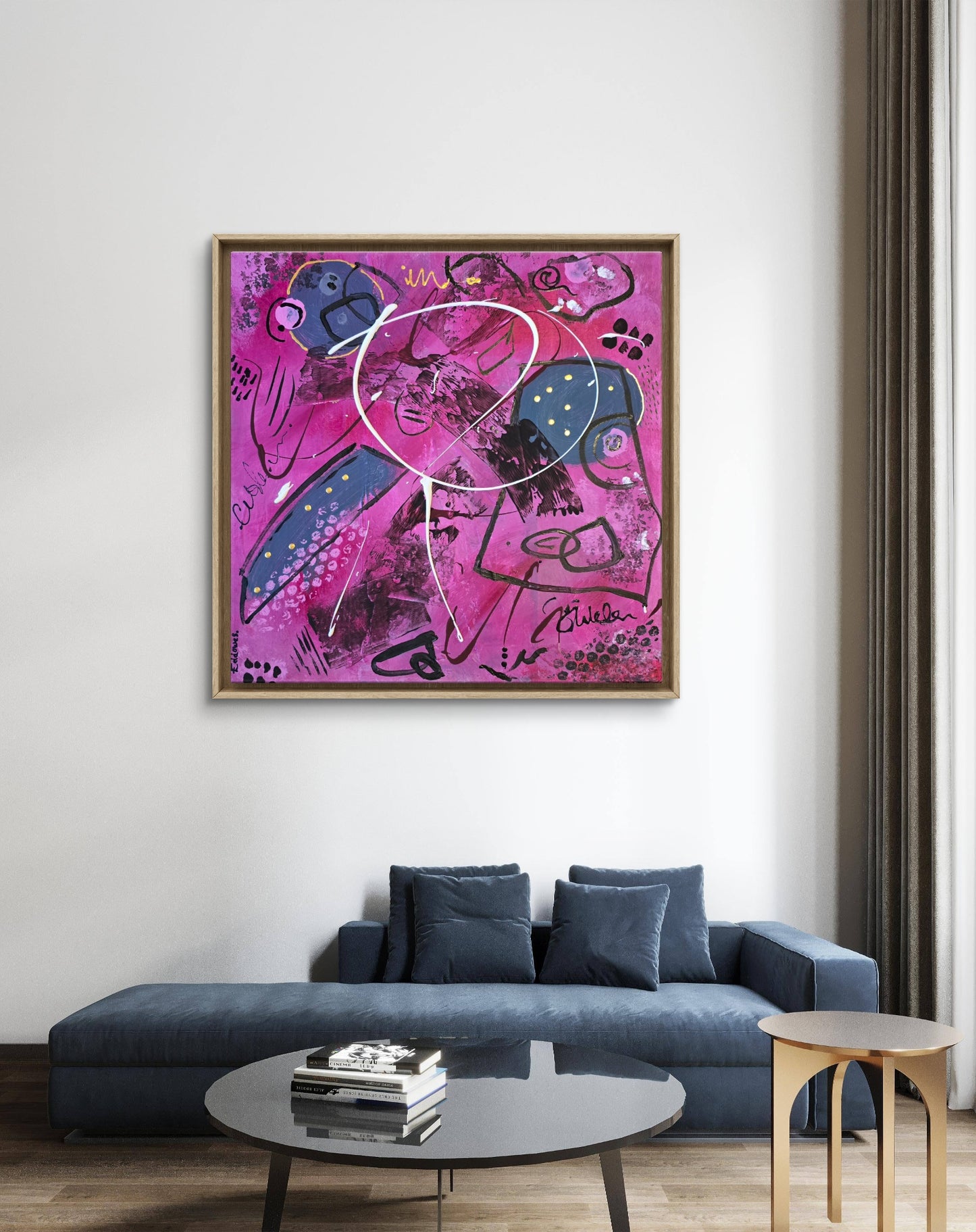 Pink Fizz - Original Canvas